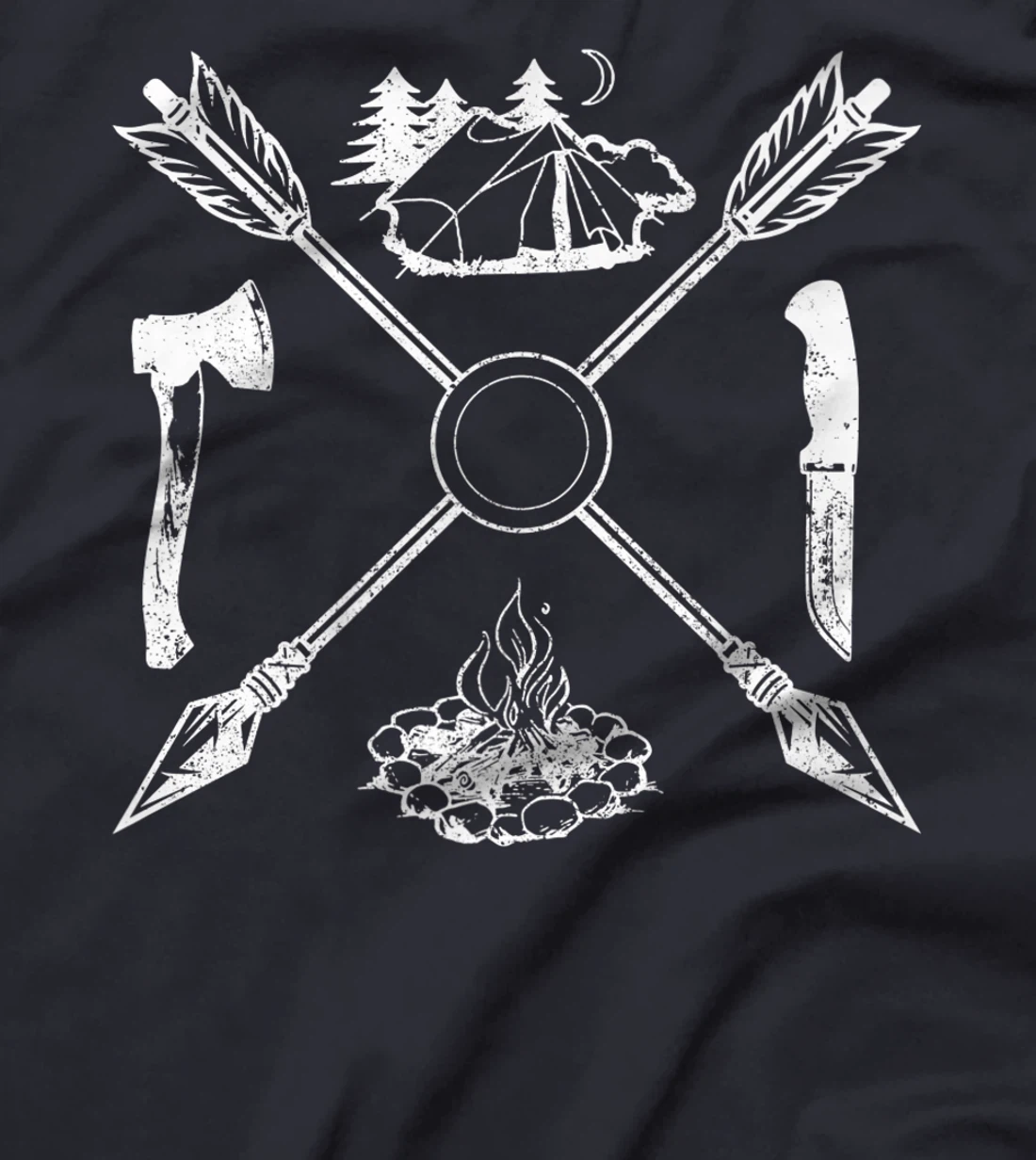 Bushcraft Axe Knife Survival Outdoor Camping Bushcrafter T-Shirt, Women T-Shirt