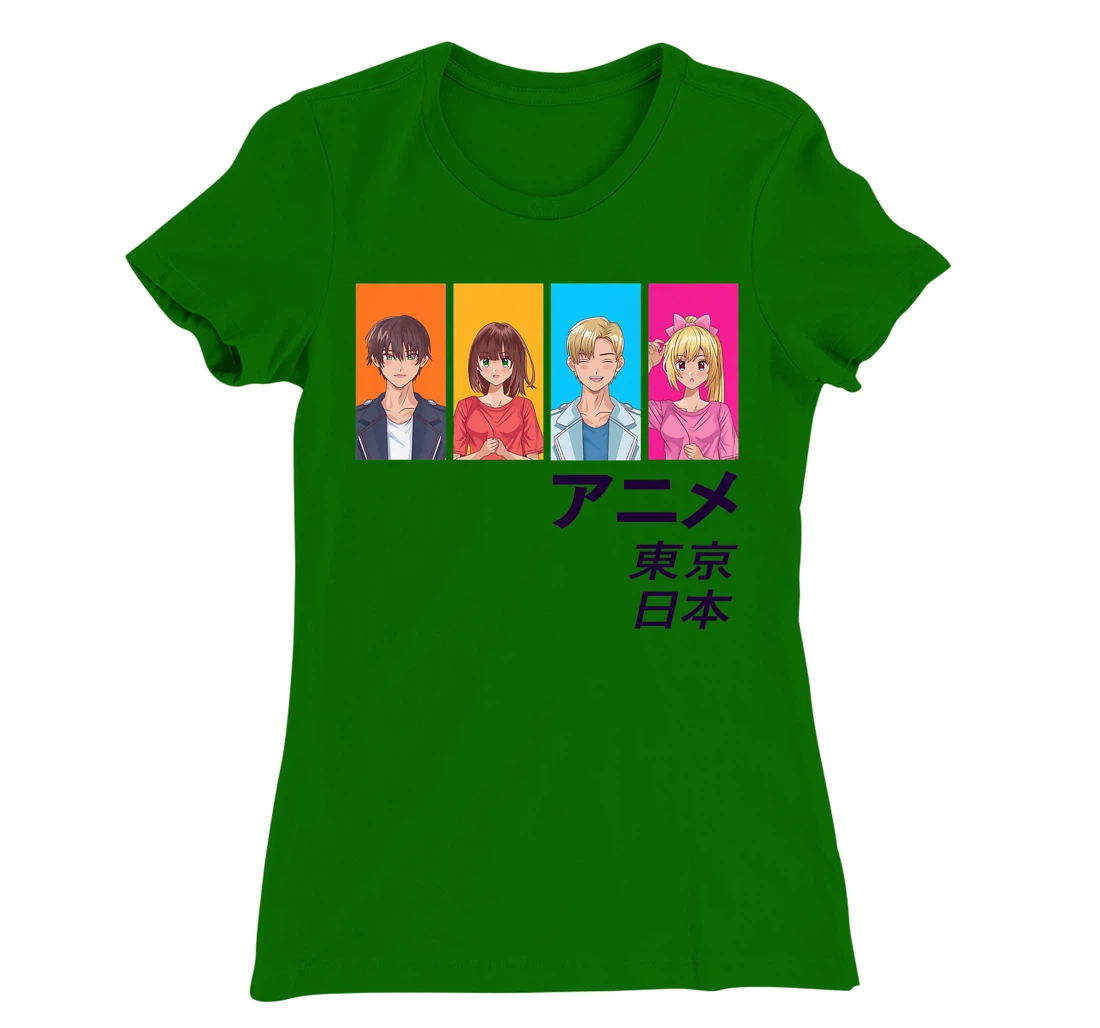 Enjoy Tokyo Japan Japanese Anime Manga Characters Graphic T-Shirt, Kid T-Shirt and Women T-Shirt
