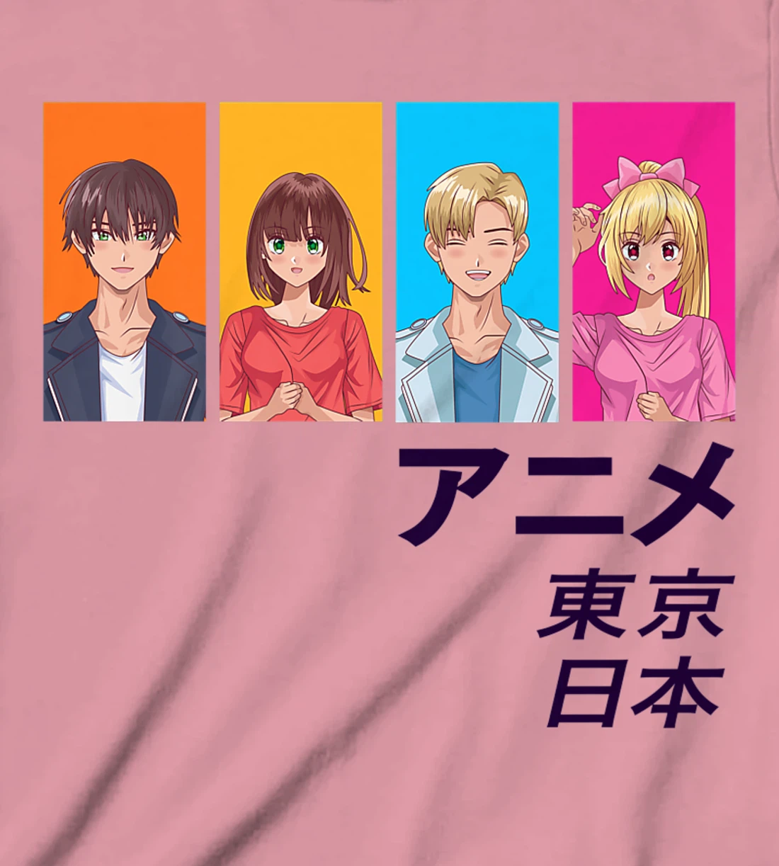 Enjoy Tokyo Japan Japanese Anime Manga Characters Graphic T-Shirt, Kid T-Shirt and Women T-Shirt