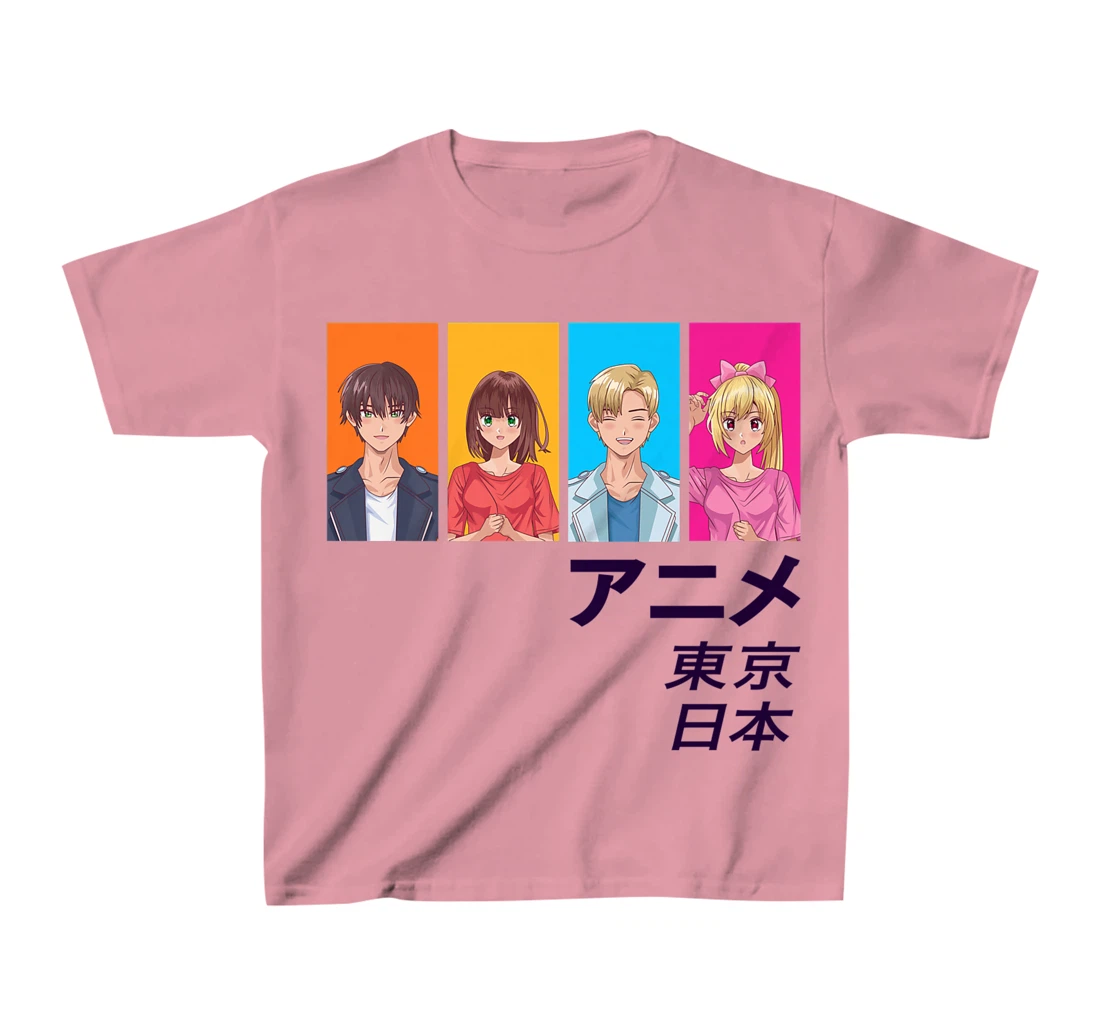 Enjoy Tokyo Japan Japanese Anime Manga Characters Graphic T-Shirt, Kid T-Shirt and Women T-Shirt