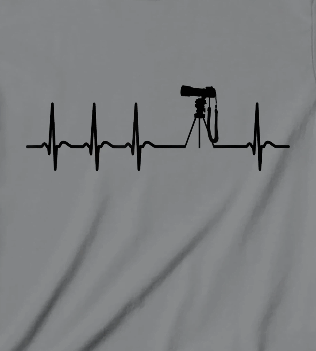 Photography Heart Frequency - Cool Funny Photographer Quotes T-Shirt, Kid T-Shirt and Women T-Shirt