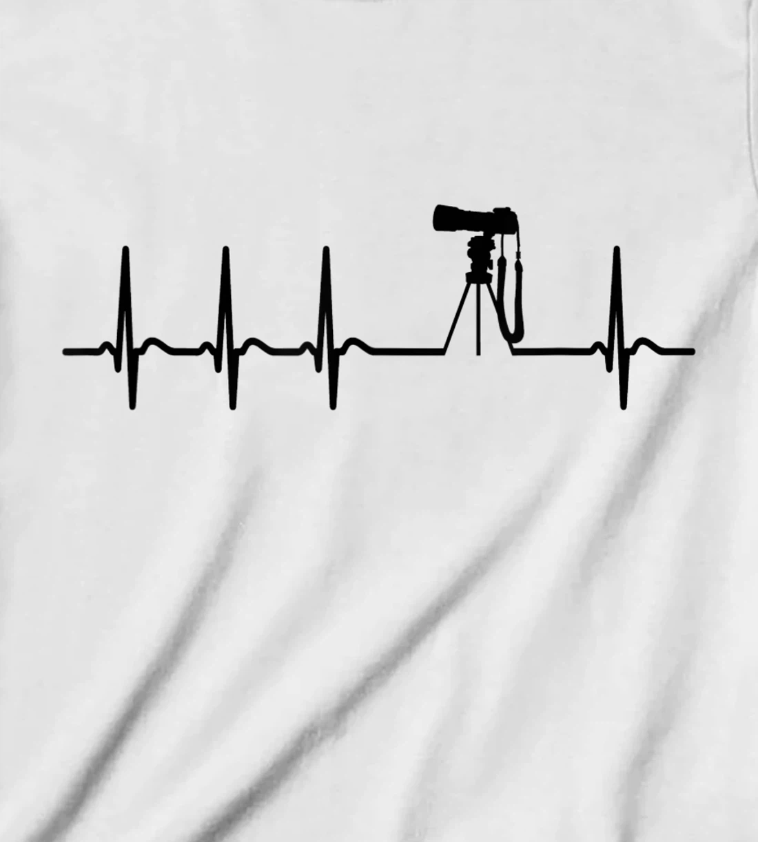 Photography Heart Frequency - Cool Funny Photographer Quotes T-Shirt, Kid T-Shirt and Women T-Shirt