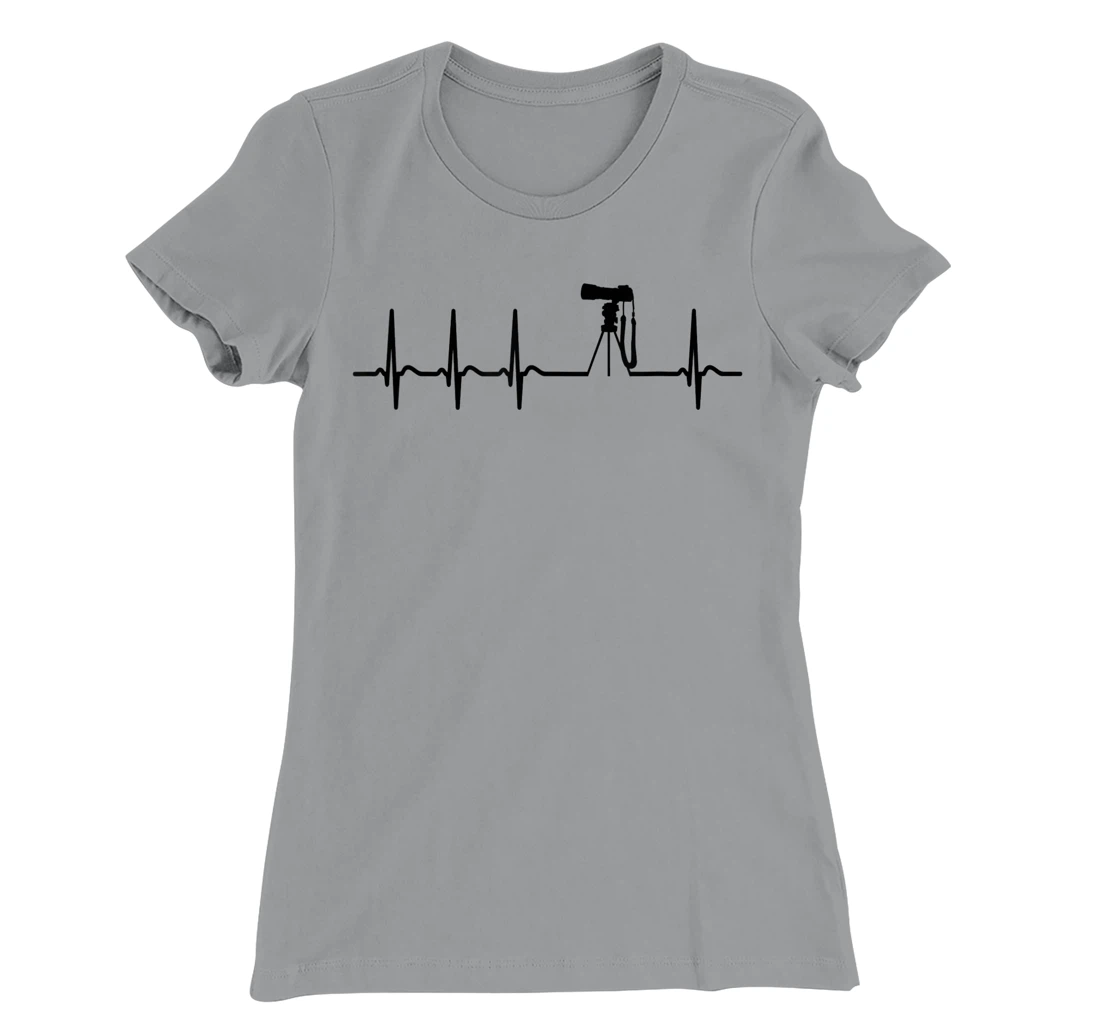 Photography Heart Frequency - Cool Funny Photographer Quotes T-Shirt, Kid T-Shirt and Women T-Shirt