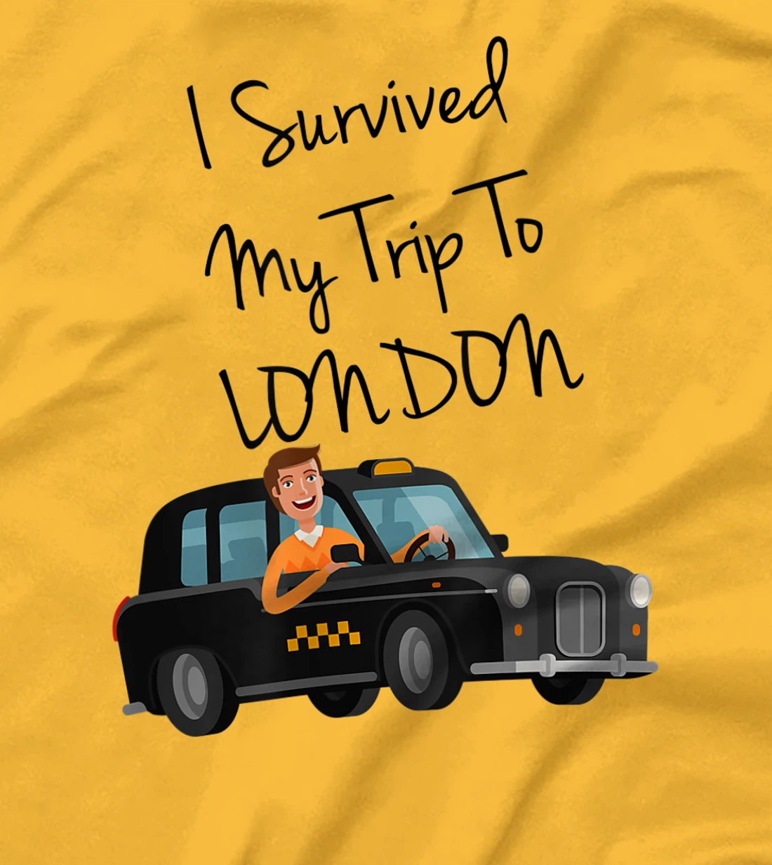 I Survived My Trip To New London Funny Sarcastic London Taxi T-Shirt, Kid T-Shirt and Women T-Shirt