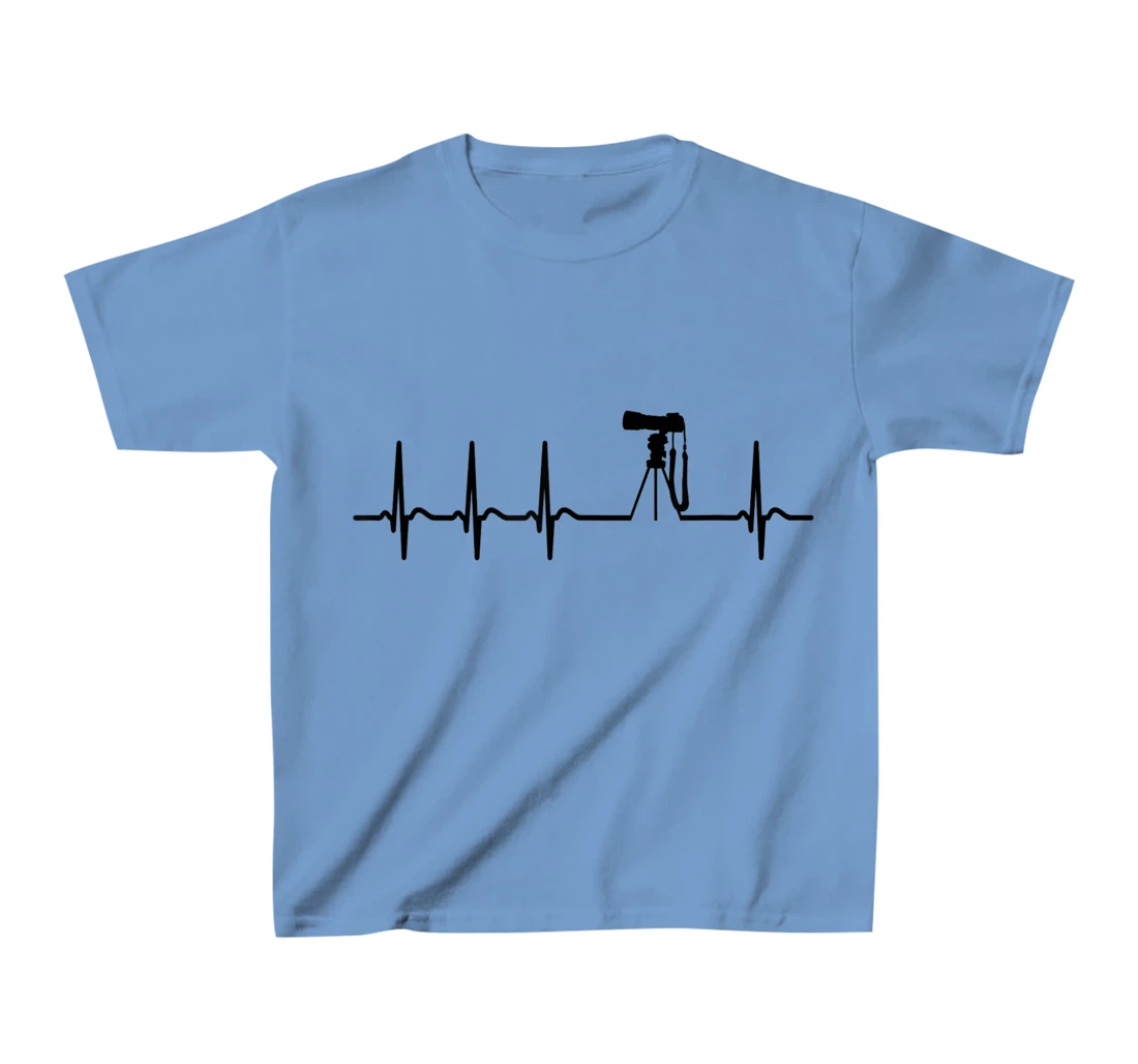 Photography Heart Frequency - Cool Funny Photographer Quotes T-Shirt, Kid T-Shirt and Women T-Shirt