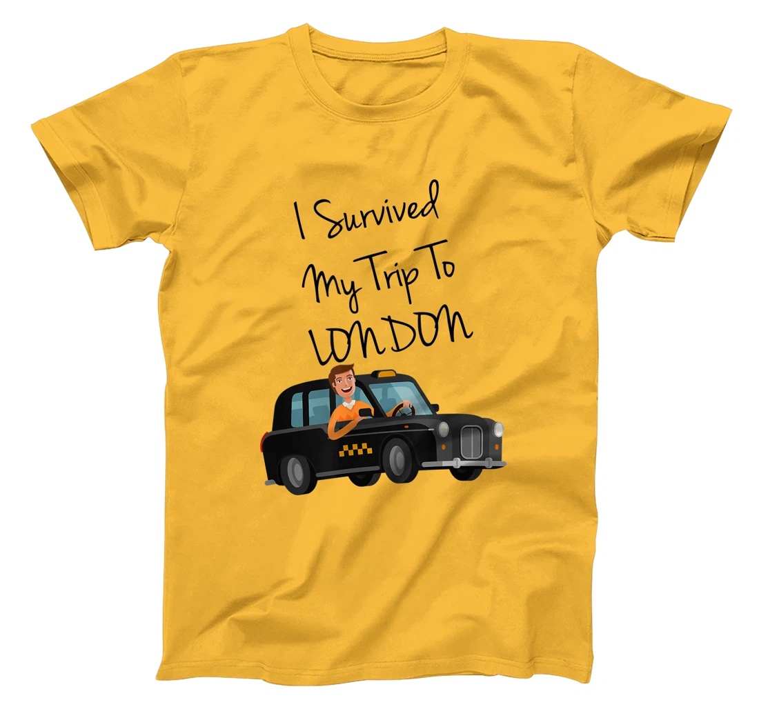 I Survived My Trip To New London Funny Sarcastic London Taxi T-Shirt, Kid T-Shirt and Women T-Shirt