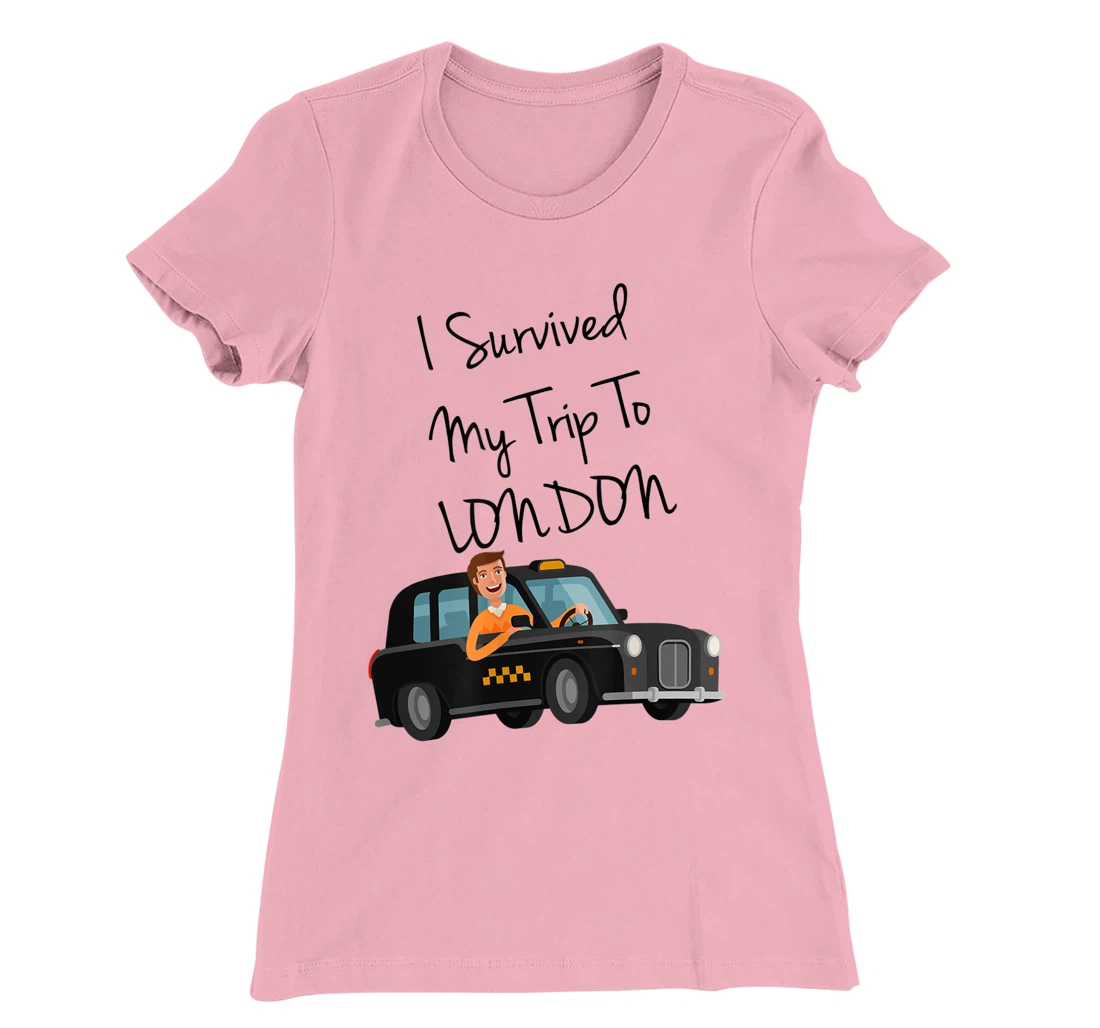 I Survived My Trip To New London Funny Sarcastic London Taxi T-Shirt, Kid T-Shirt and Women T-Shirt