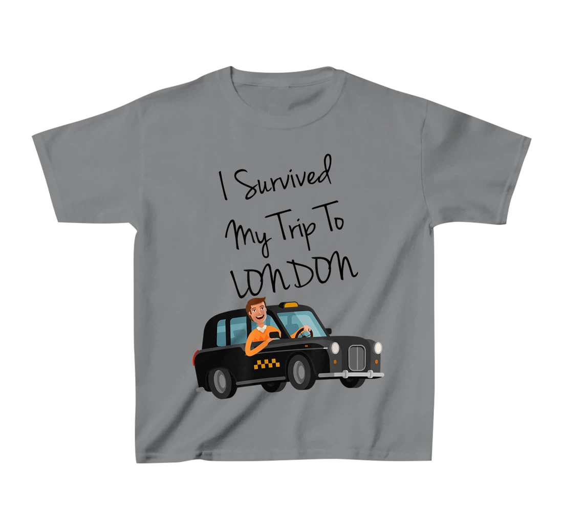I Survived My Trip To New London Funny Sarcastic London Taxi T-Shirt, Kid T-Shirt and Women T-Shirt