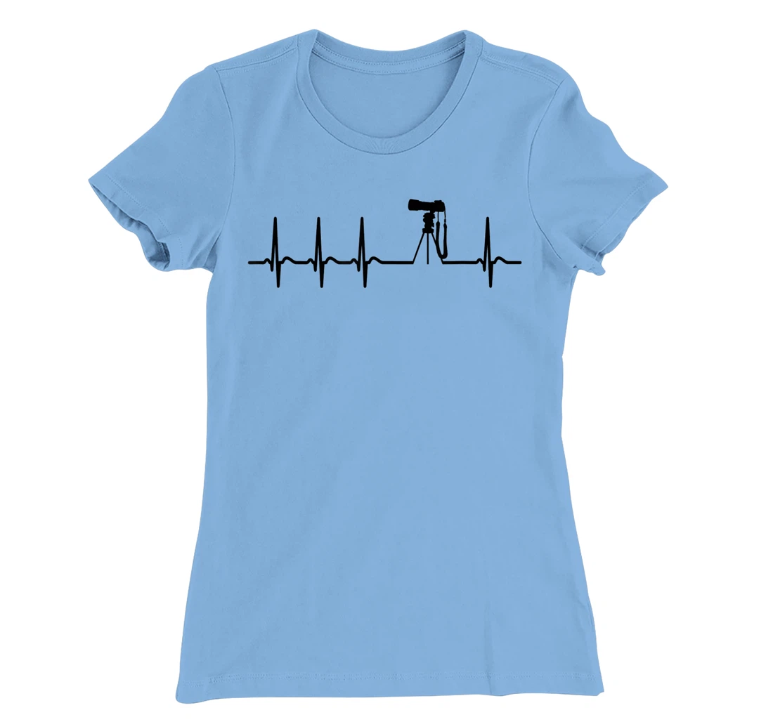 Photography Heart Frequency - Cool Funny Photographer Quotes T-Shirt, Kid T-Shirt and Women T-Shirt