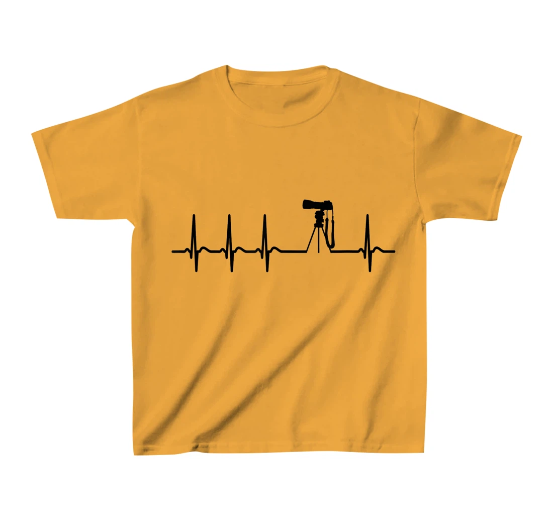 Photography Heart Frequency - Cool Funny Photographer Quotes T-Shirt, Kid T-Shirt and Women T-Shirt