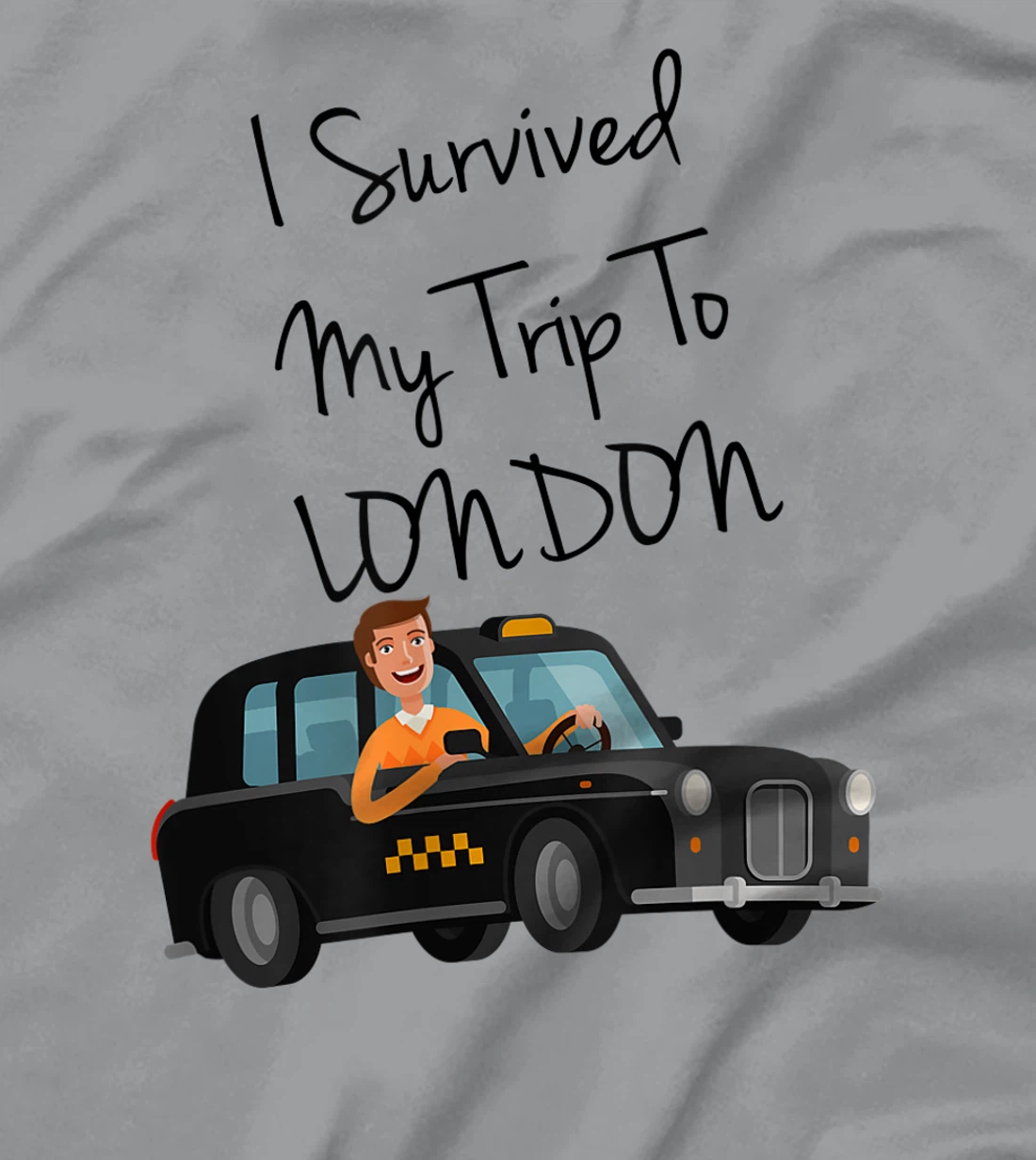 I Survived My Trip To New London Funny Sarcastic London Taxi T-Shirt, Kid T-Shirt and Women T-Shirt