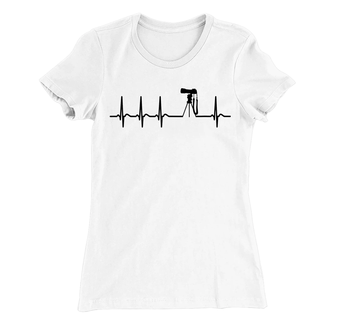 Photography Heart Frequency - Cool Funny Photographer Quotes T-Shirt, Kid T-Shirt and Women T-Shirt