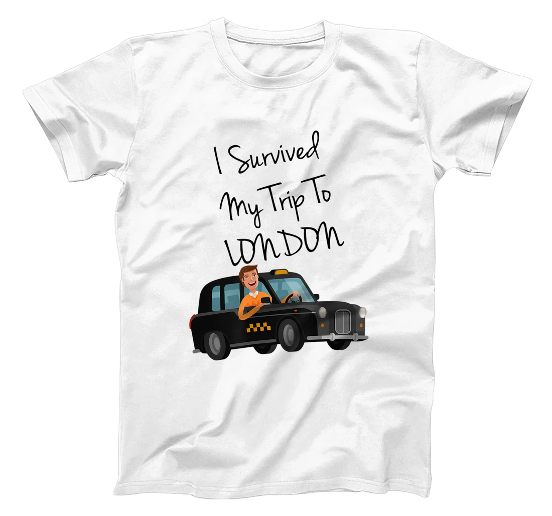 I Survived My Trip To New London Funny Sarcastic London Taxi T-Shirt, Kid T-Shirt and Women T-Shirt
