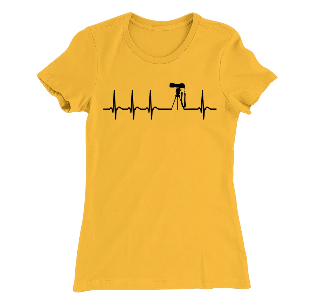 Photography Heart Frequency - Cool Funny Photographer Quotes T-Shirt, Kid T-Shirt and Women T-Shirt