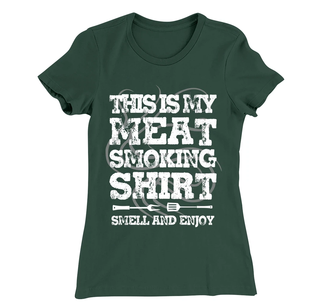 This Is My Meat Smoking Shirt Funny BBQ Smoker Chef T-Shirt, Women T-Shirt