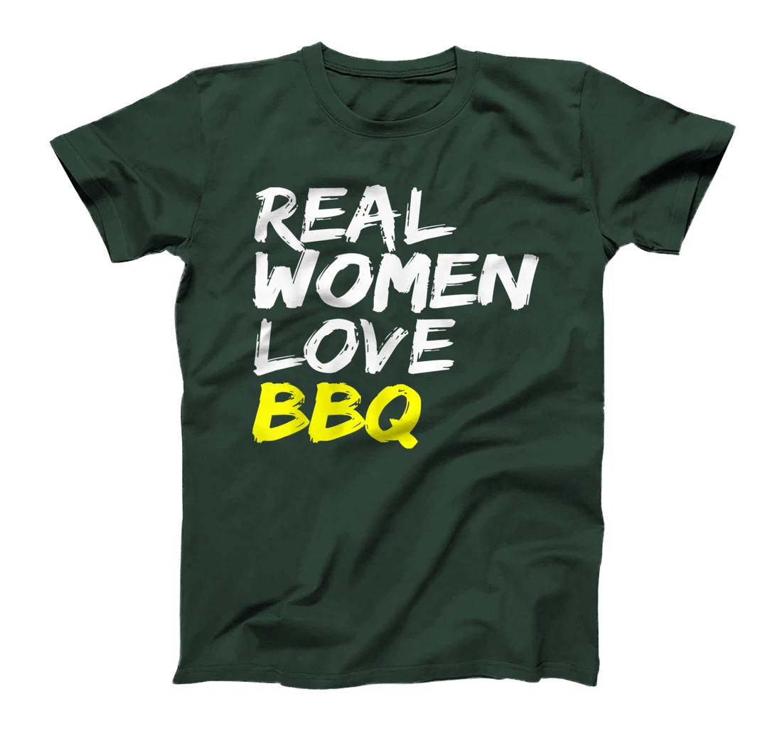 Griller Women's Grill Outfit Barbecue Real Women Love BBQ T-Shirt, Kid T-Shirt and Women T-Shirt