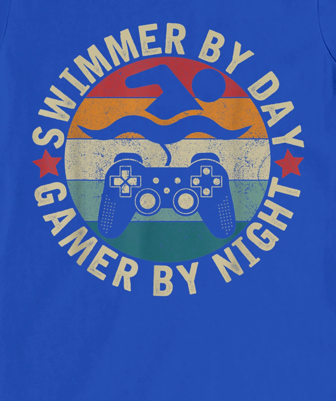 Swimmer By Day Gamer By Night Swimming Funny Swim Gaming T-Shirt, Kid T-Shirt and Women T-Shirt