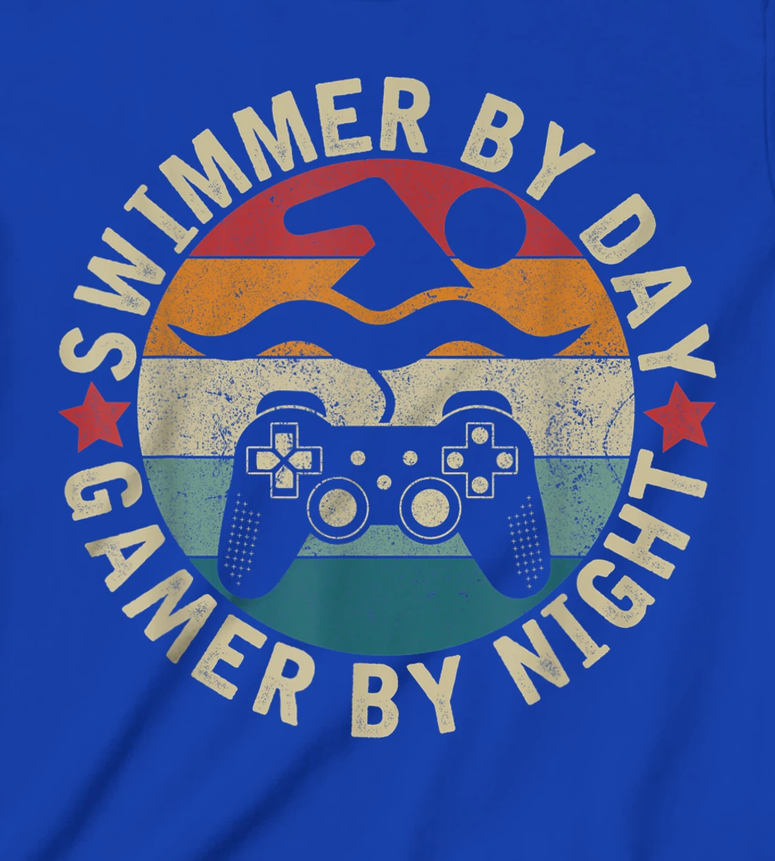 Swimmer By Day Gamer By Night Swimming Funny Swim Gaming T-Shirt, Kid T-Shirt and Women T-Shirt