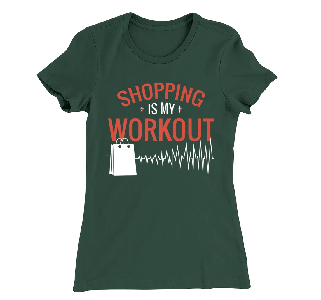 Workout Shopping Fitness weightlifting T-Shirt, Women T-Shirt