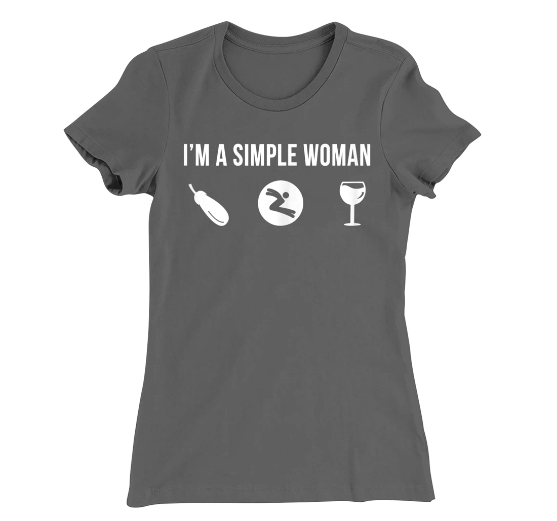 Funny Long Jump Track and Field Athlete Simple Woman T-Shirt, Women T-Shirt