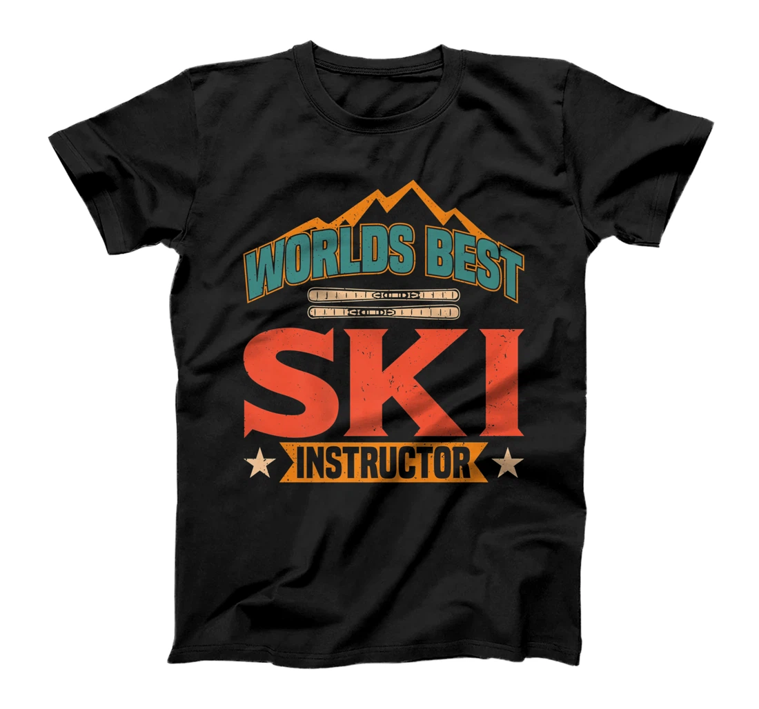 Worlds Best Ski Instructor Ski Skiers T-Shirt, Kid T-Shirt and Women T-Shirt