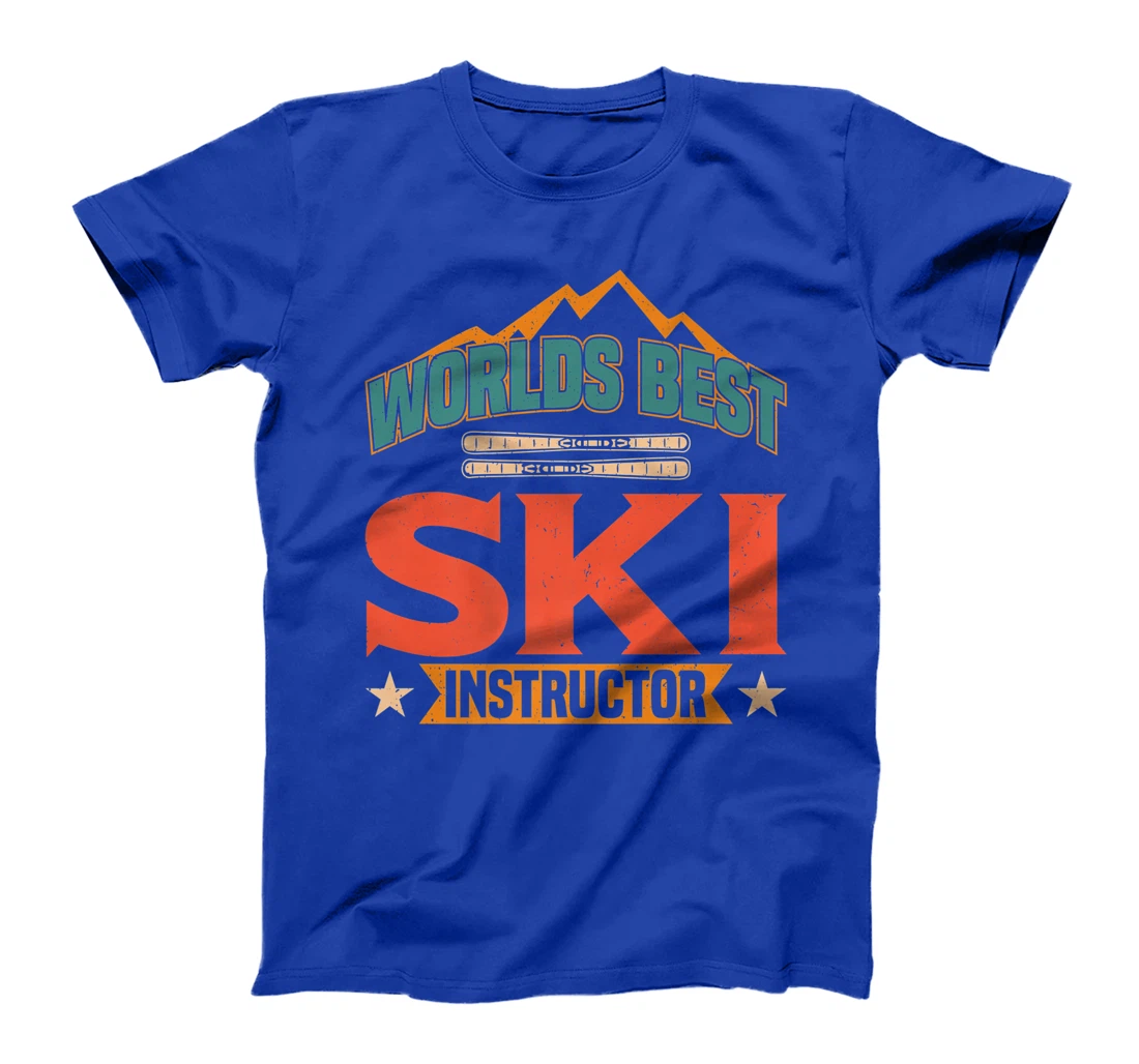 Worlds Best Ski Instructor Ski Skiers T-Shirt, Kid T-Shirt and Women T-Shirt