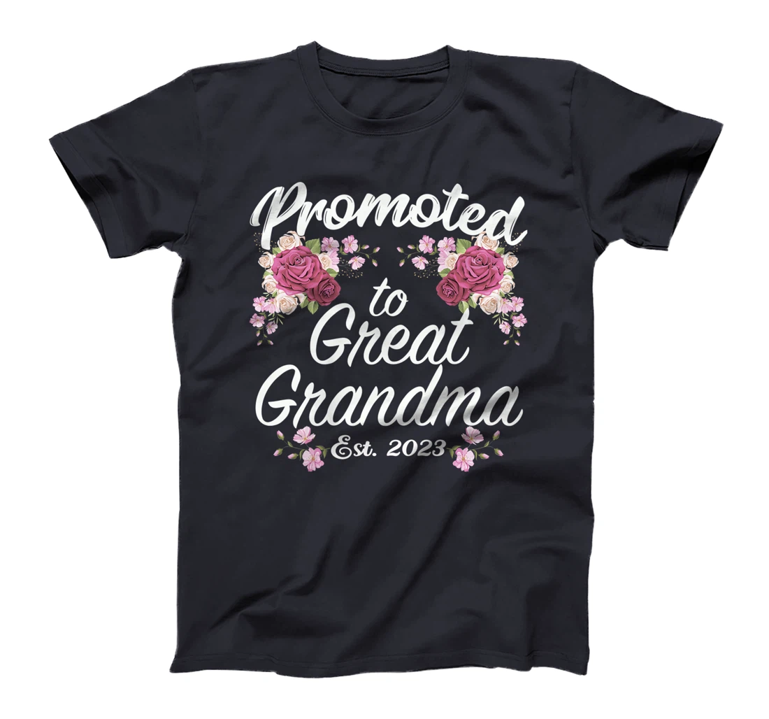 Promoted to Great Grandma 2023 - Funny Pregnancy Reveal T-Shirt, Women T-Shirt