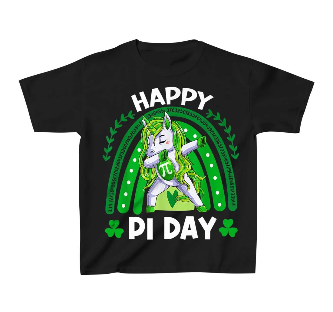 Happy Pi Day Funny Mathematic Math Teacher St. Patrick's Day T-Shirt, Kid T-Shirt and Women T-Shirt