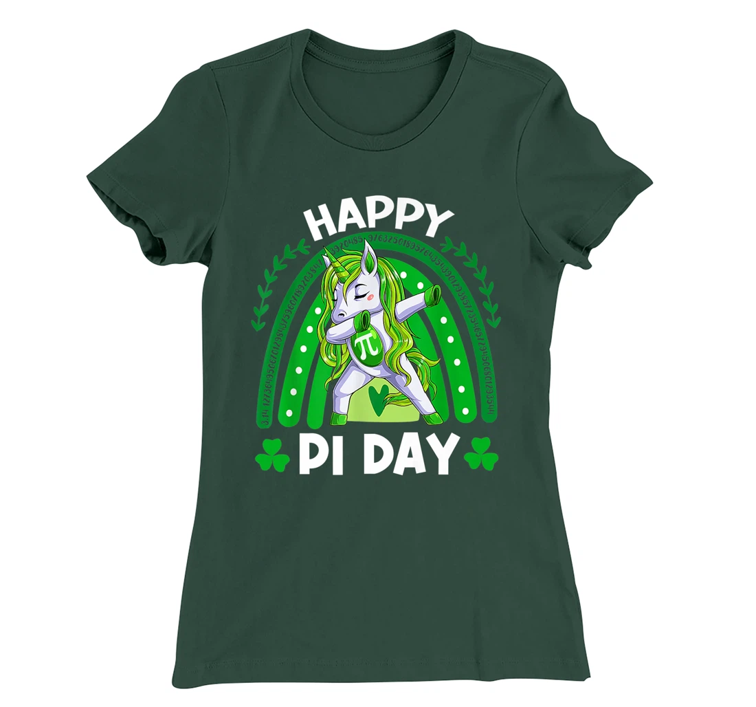 Happy Pi Day Funny Mathematic Math Teacher St. Patrick's Day T-Shirt, Kid T-Shirt and Women T-Shirt