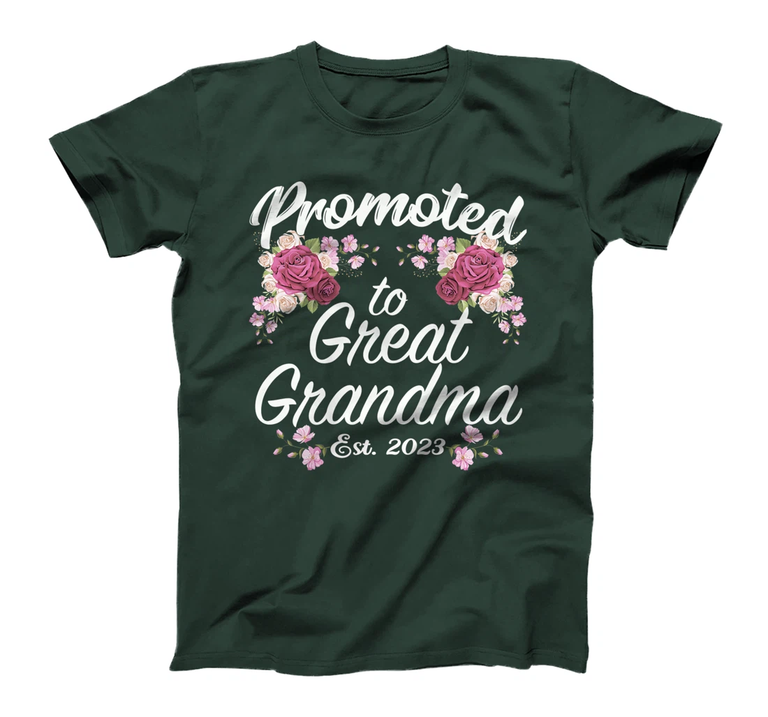 Promoted to Great Grandma 2023 - Funny Pregnancy Reveal T-Shirt, Women T-Shirt
