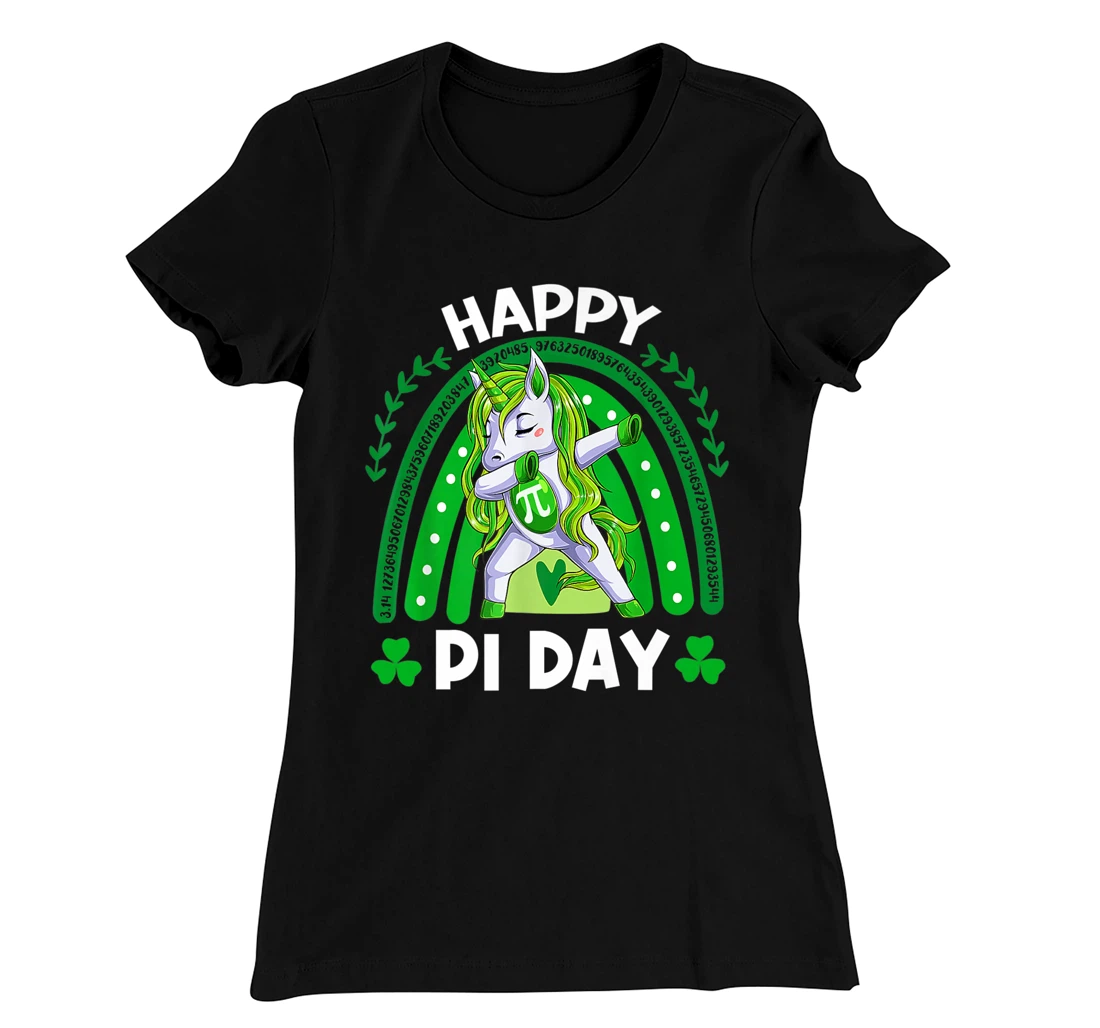 Happy Pi Day Funny Mathematic Math Teacher St. Patrick's Day T-Shirt, Kid T-Shirt and Women T-Shirt