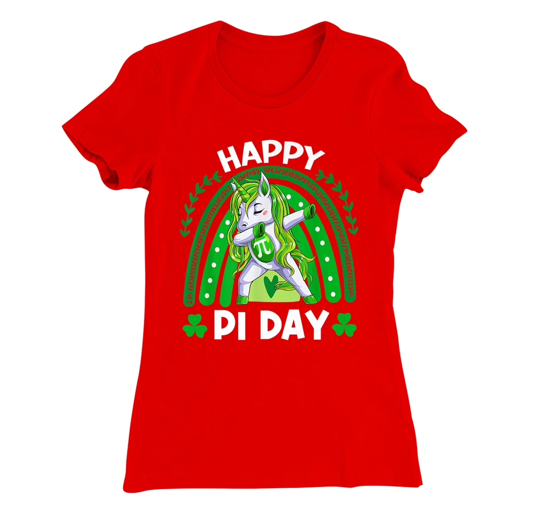 Happy Pi Day Funny Mathematic Math Teacher St. Patrick's Day T-Shirt, Kid T-Shirt and Women T-Shirt