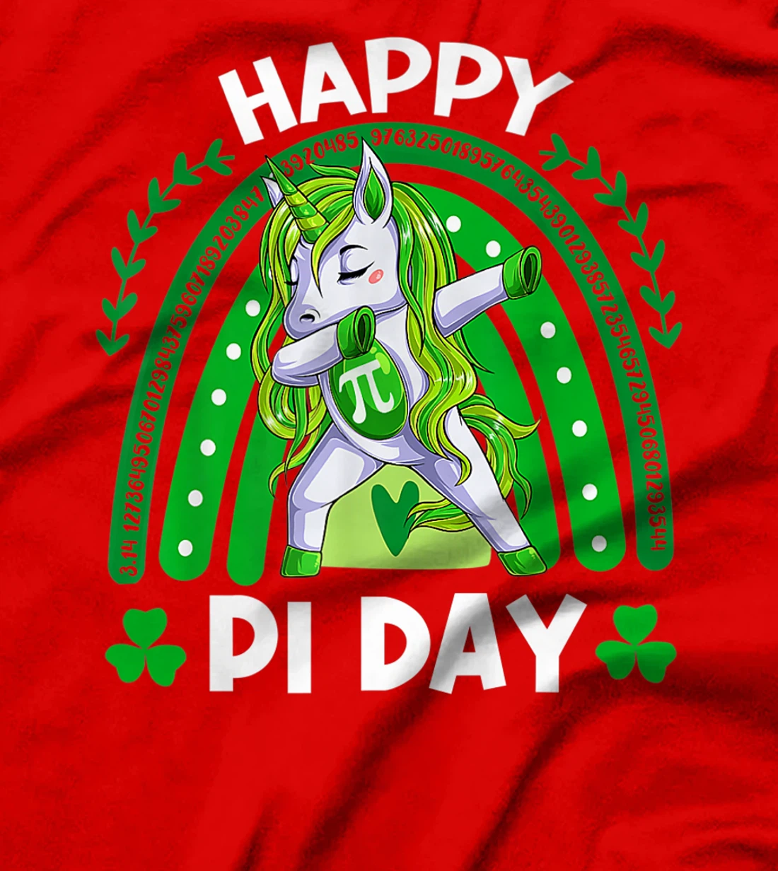Happy Pi Day Funny Mathematic Math Teacher St. Patrick's Day T-Shirt, Kid T-Shirt and Women T-Shirt