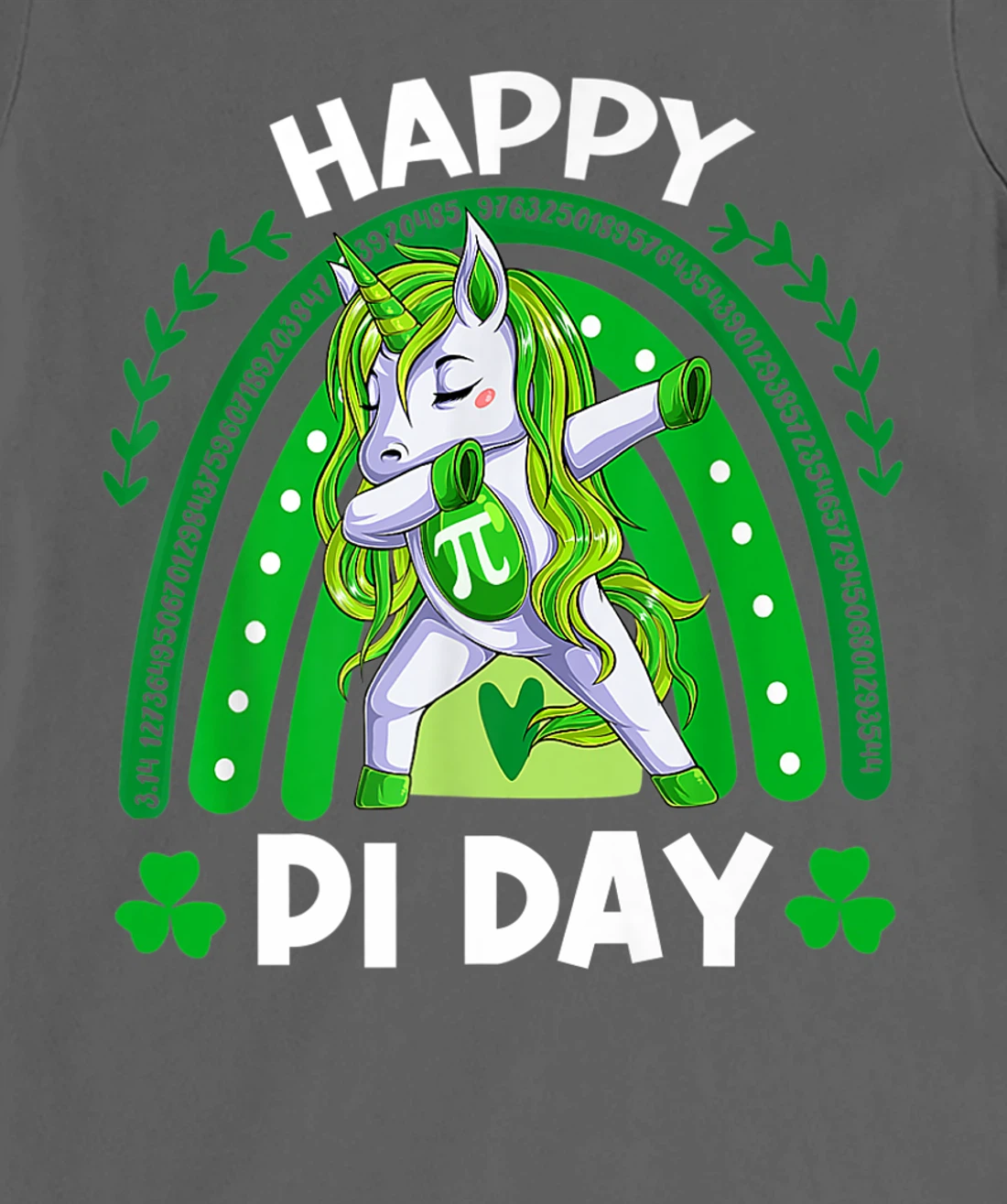 Happy Pi Day Funny Mathematic Math Teacher St. Patrick's Day T-Shirt, Kid T-Shirt and Women T-Shirt