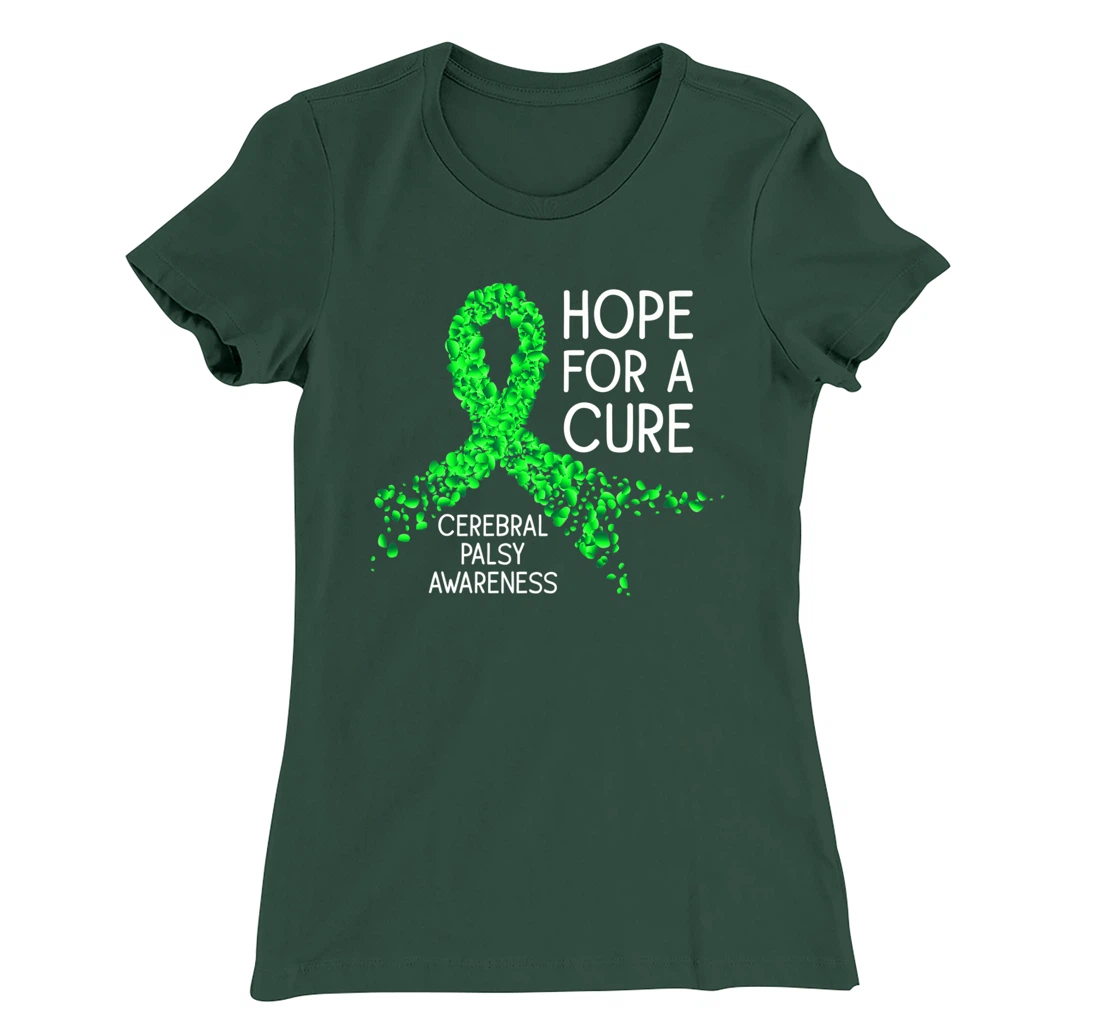 Cerebral Palsy Awareness Month Hope For A Cure Brain Damage T-Shirt, Women T-Shirt