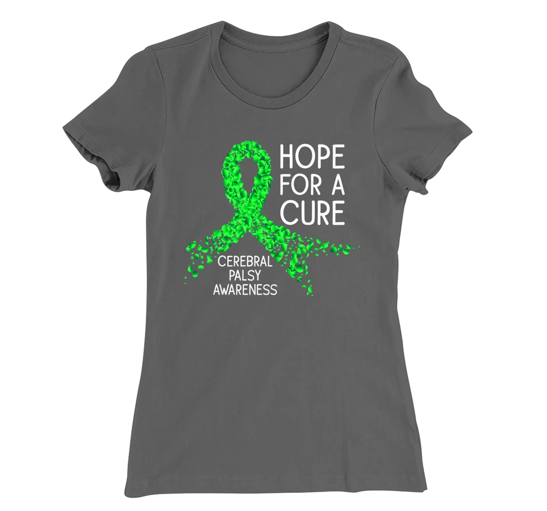 Cerebral Palsy Awareness Month Hope For A Cure Brain Damage T-Shirt, Women T-Shirt