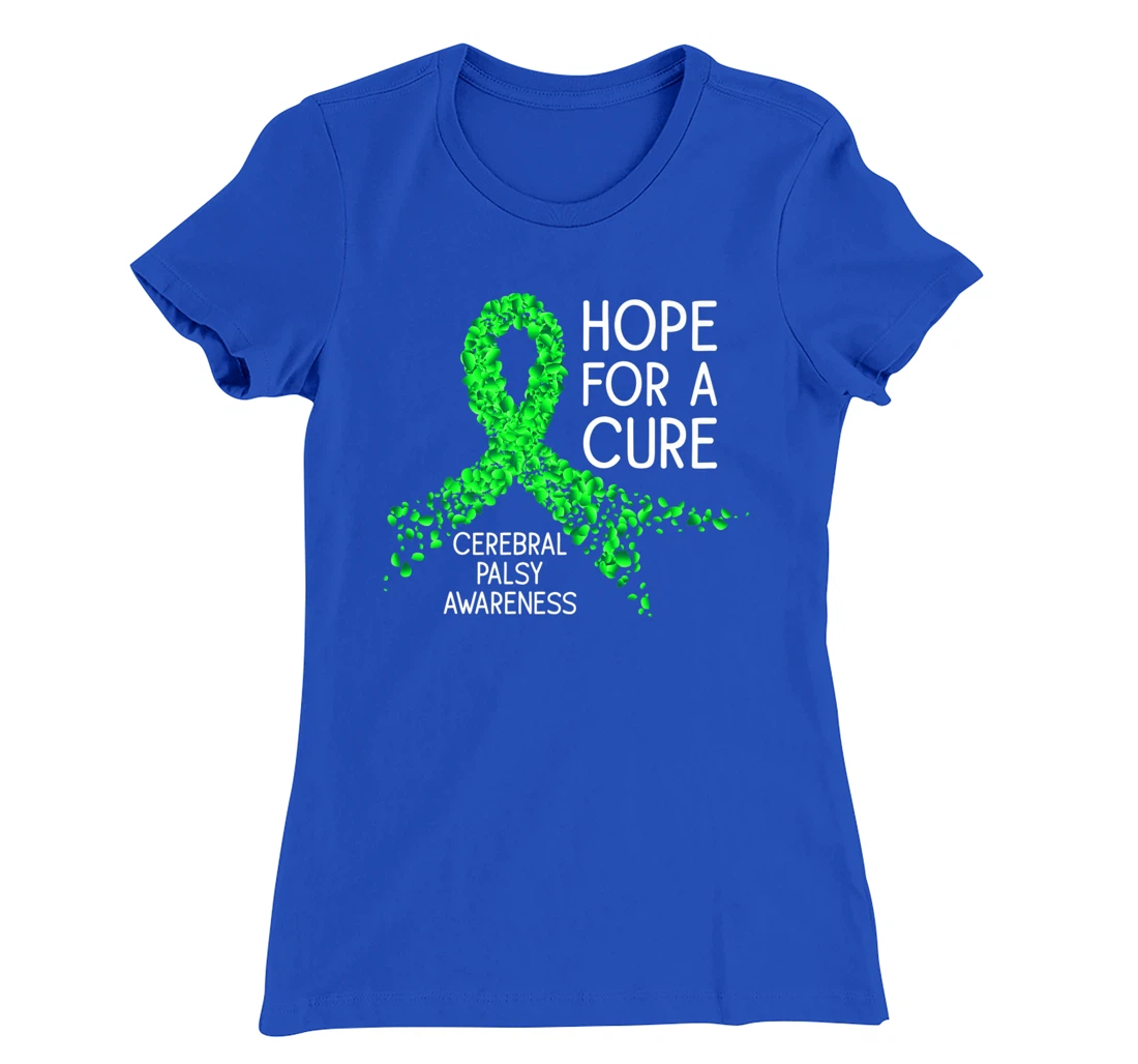 Cerebral Palsy Awareness Month Hope For A Cure Brain Damage T-Shirt, Women T-Shirt