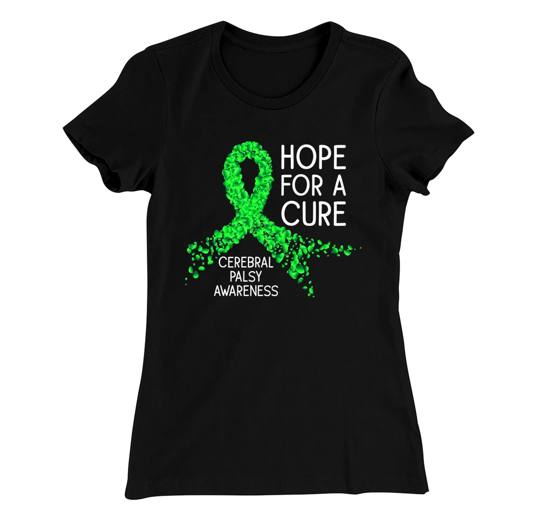 Cerebral Palsy Awareness Month Hope For A Cure Brain Damage T-Shirt, Women T-Shirt