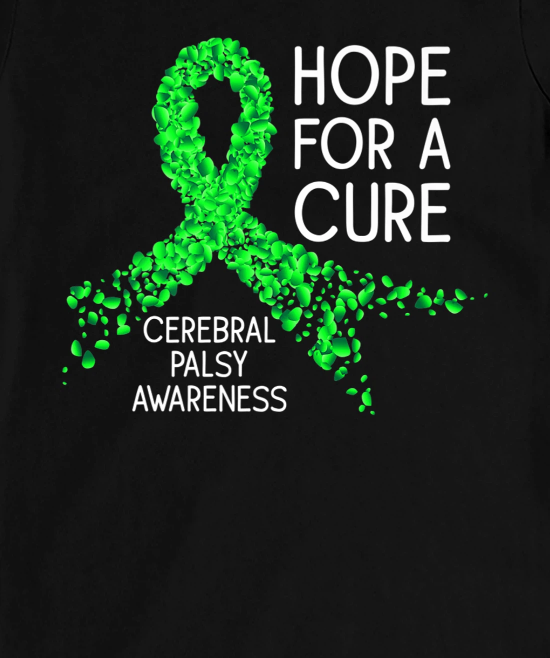 Cerebral Palsy Awareness Month Hope For A Cure Brain Damage T-Shirt, Women T-Shirt