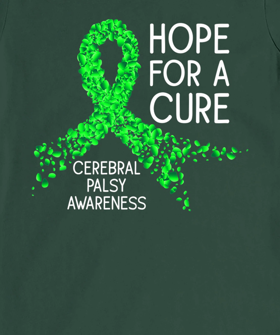 Cerebral Palsy Awareness Month Hope For A Cure Brain Damage T-Shirt, Women T-Shirt
