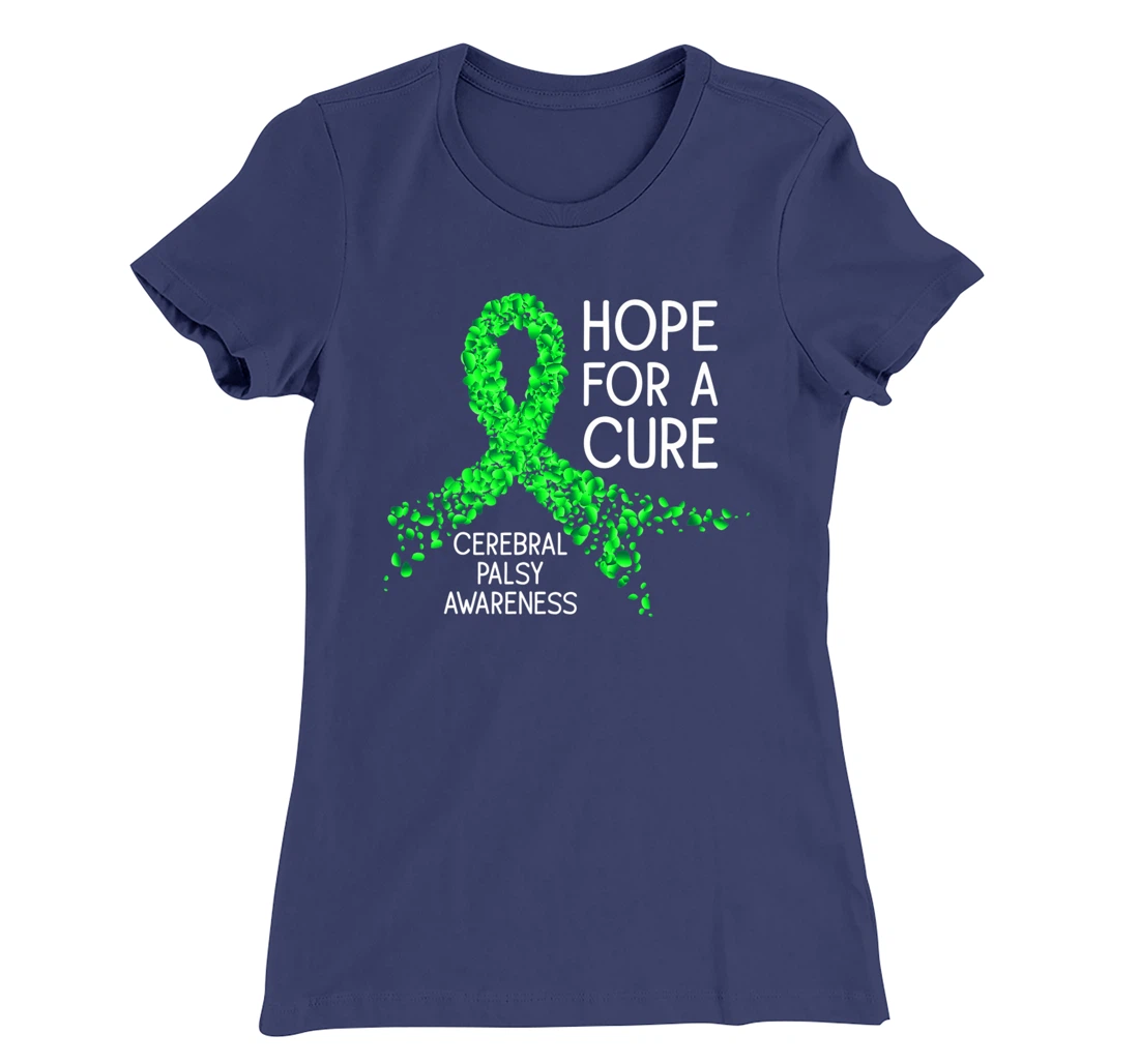 Cerebral Palsy Awareness Month Hope For A Cure Brain Damage T-Shirt, Women T-Shirt