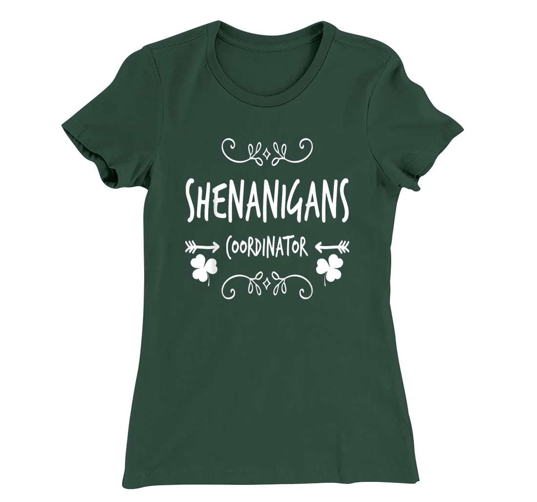 Shenanigans Coordinator Teacher Meme St Patrick's Day T-Shirt, Women T-Shirt
