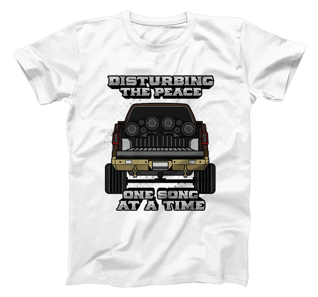 Pickup Truck Speakers Disturbing The Peace One Song At Time T-Shirt, Women T-Shirt