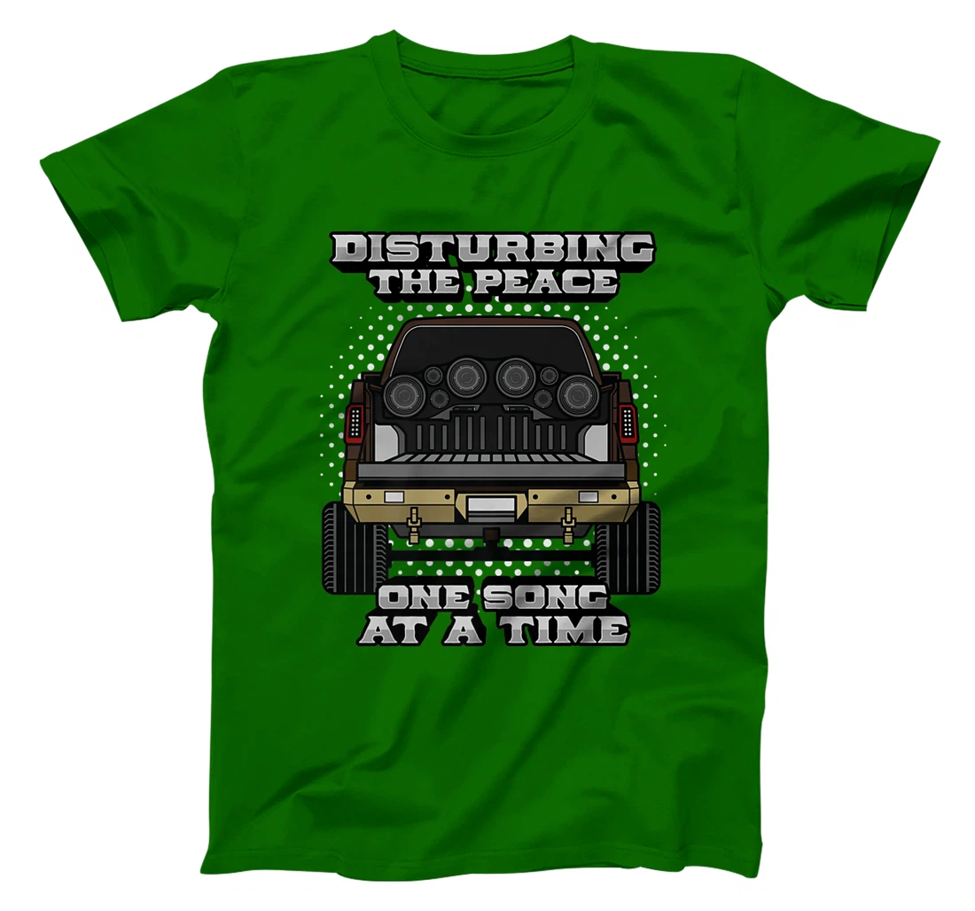 Pickup Truck Speakers Disturbing The Peace One Song At Time T-Shirt, Women T-Shirt