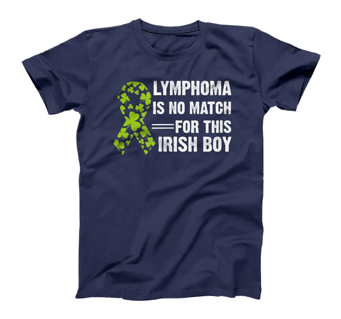 Lymphoma Awareness Ribbon St Patricks Day Four Leaf Clover T-Shirt, Kid T-Shirt and Women T-Shirt