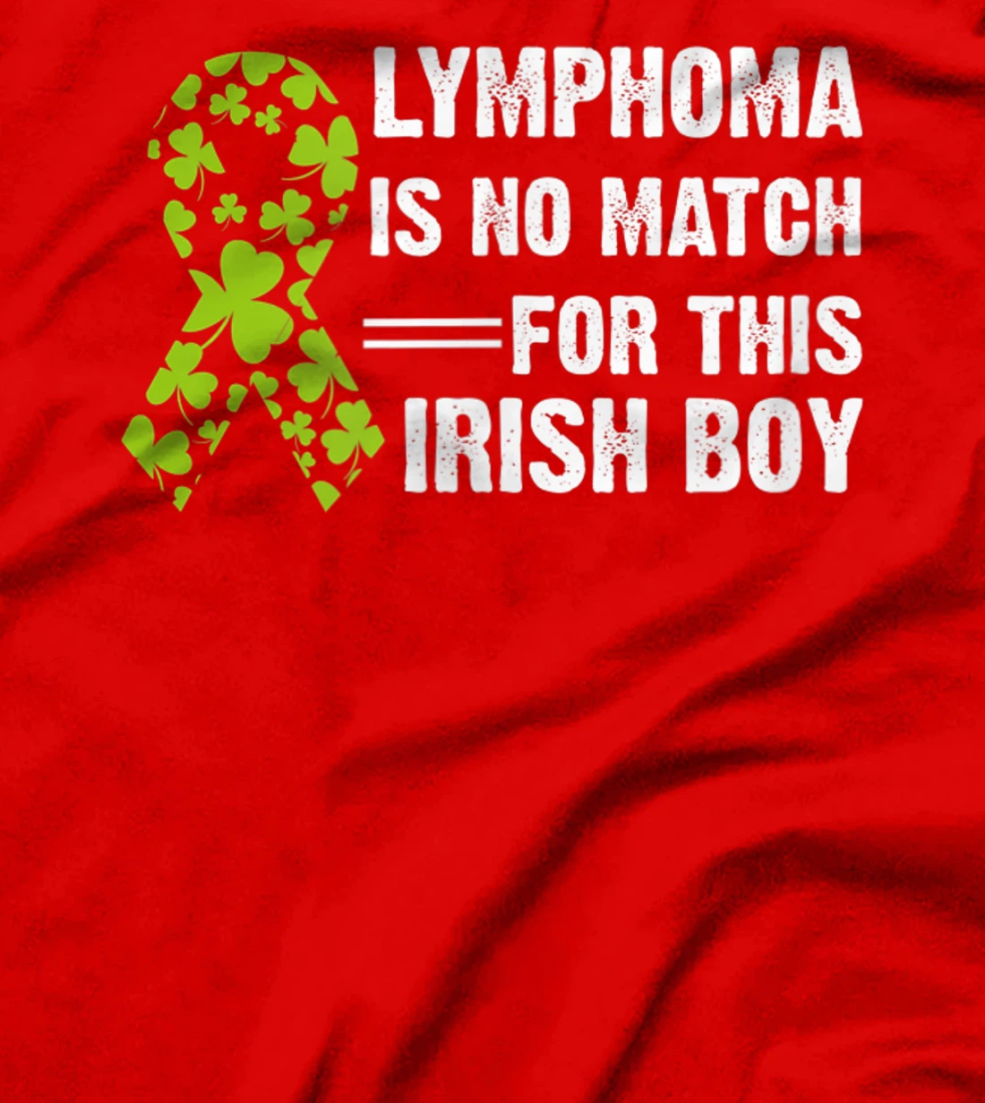 Lymphoma Awareness Ribbon St Patricks Day Four Leaf Clover T-Shirt, Kid T-Shirt and Women T-Shirt