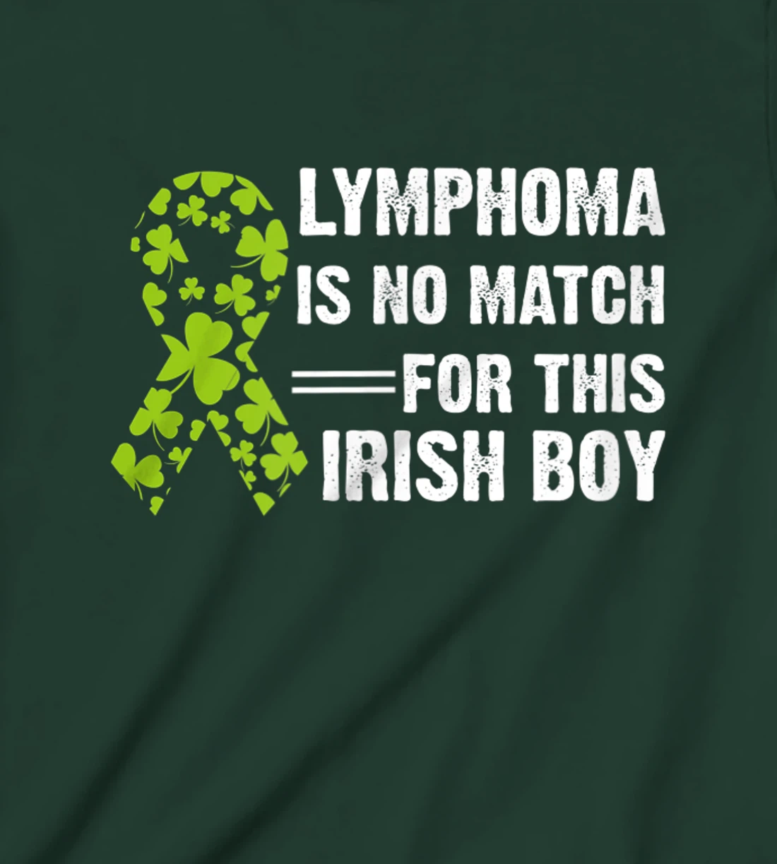 Lymphoma Awareness Ribbon St Patricks Day Four Leaf Clover T-Shirt, Kid T-Shirt and Women T-Shirt