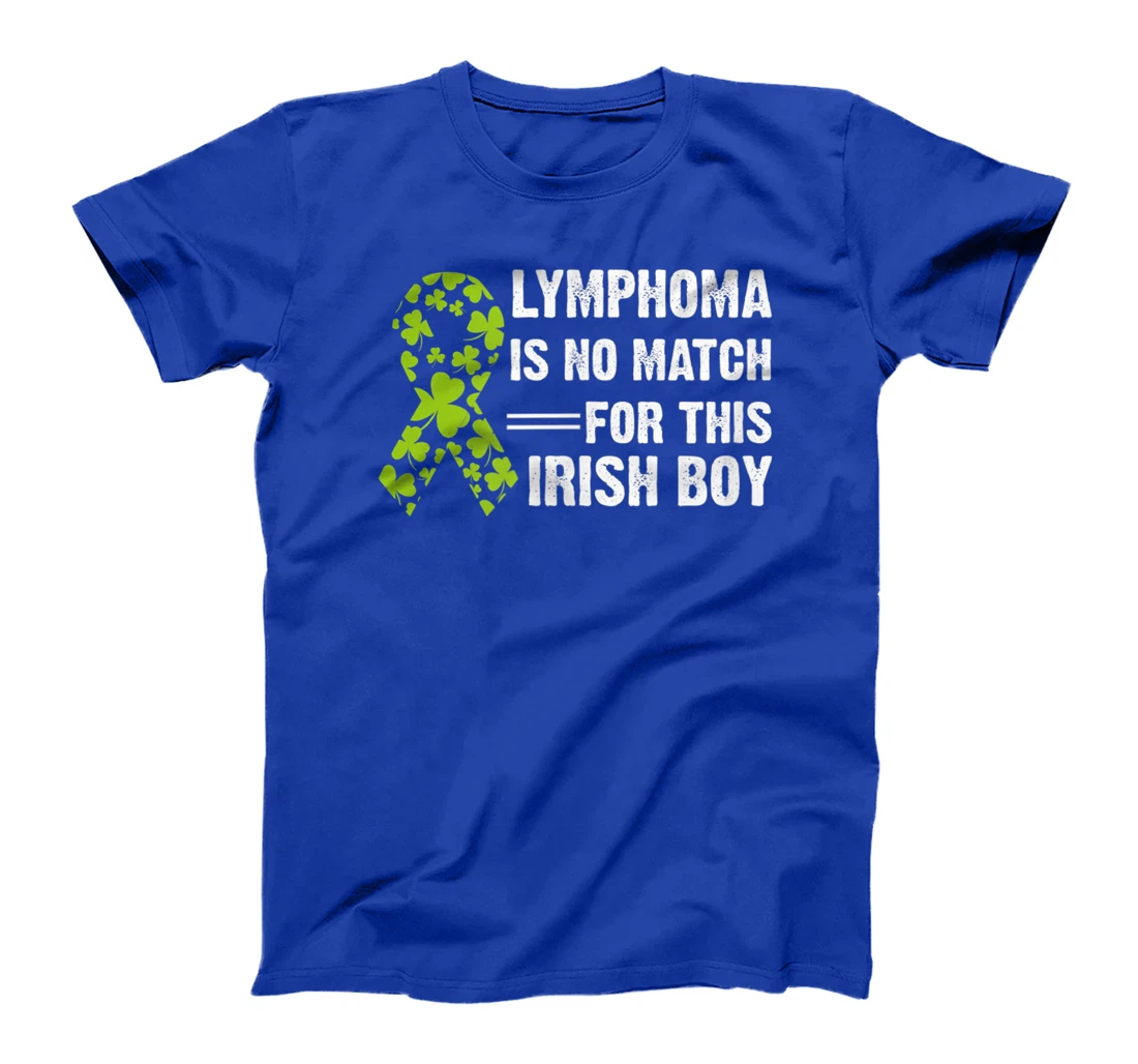 Lymphoma Awareness Ribbon St Patricks Day Four Leaf Clover T-Shirt, Kid T-Shirt and Women T-Shirt