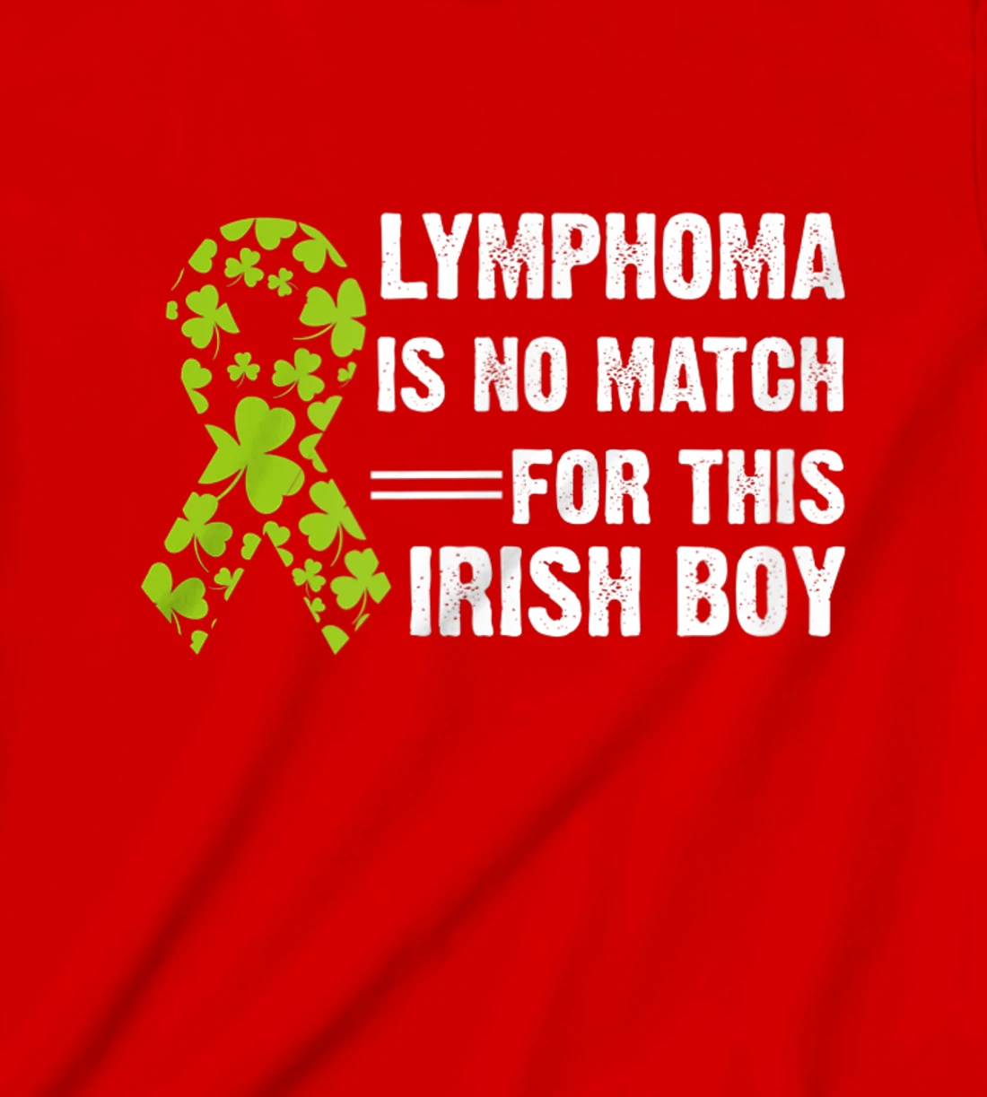Lymphoma Awareness Ribbon St Patricks Day Four Leaf Clover T-Shirt, Kid T-Shirt and Women T-Shirt