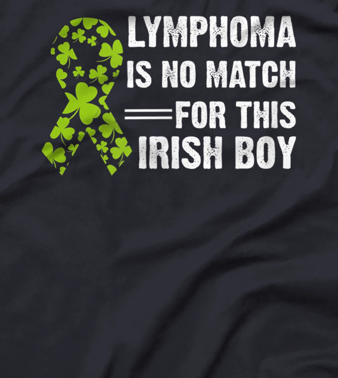 Lymphoma Awareness Ribbon St Patricks Day Four Leaf Clover T-Shirt, Kid T-Shirt and Women T-Shirt